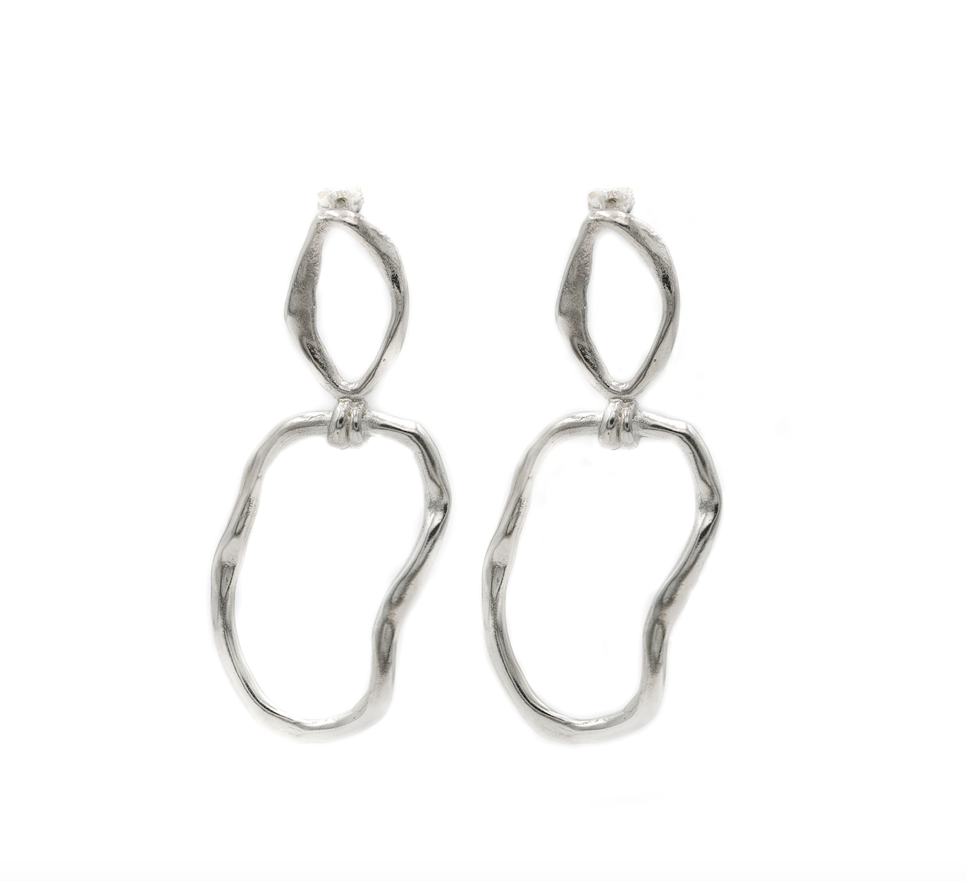 Silver discount earrings png